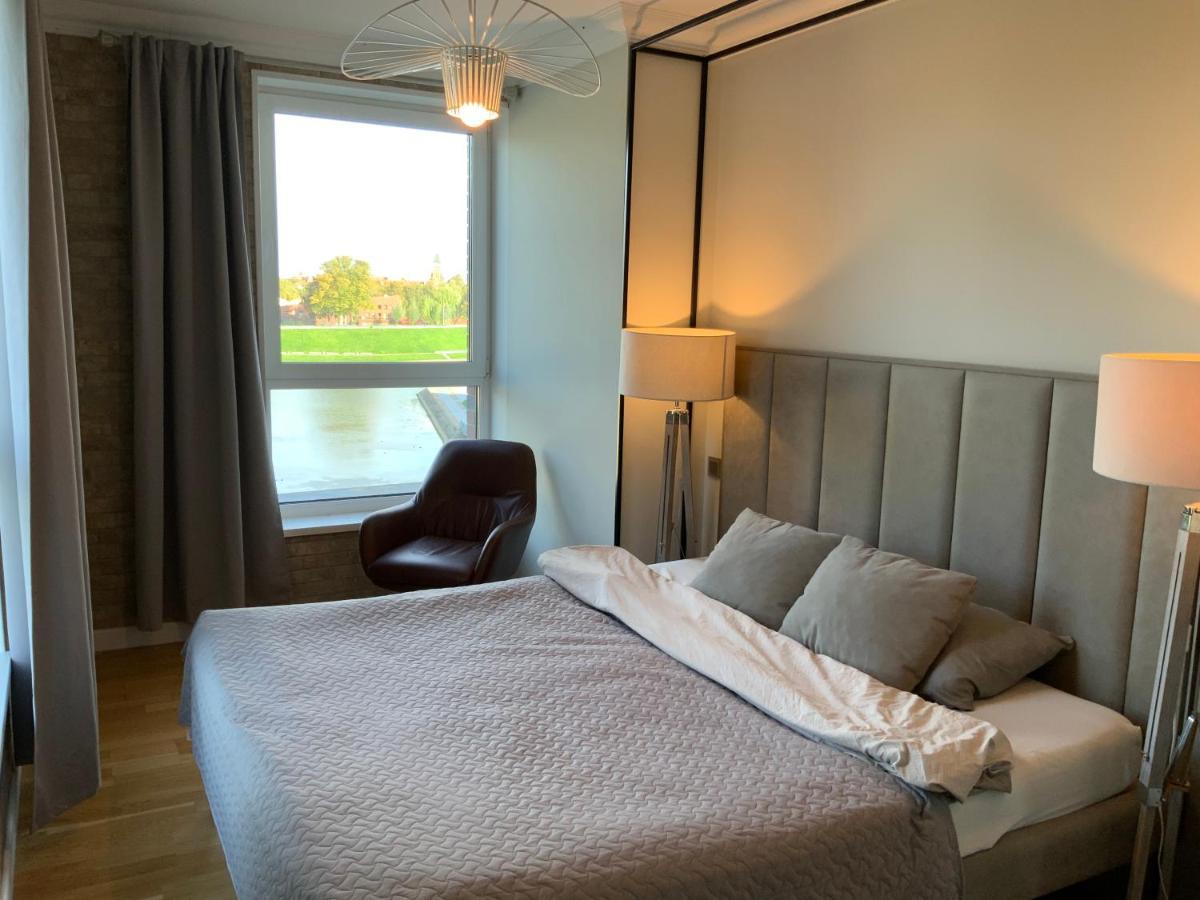 Riverside Apartment Self Check-In Klaipėda Exteriör bild